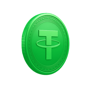 Decorative element of a widget for cryptocurrency price analytics